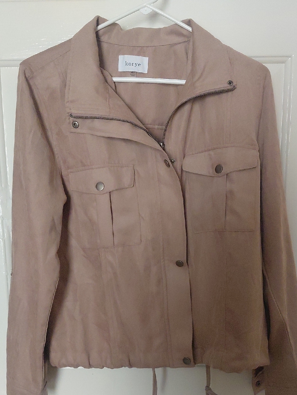 New Korye Women's Blush Utility Jacket